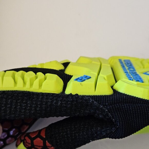 3 Pairs NEW West Chester Rig Cat 5® High-Viz Safety Gloves Size L - Picture 12 of 13